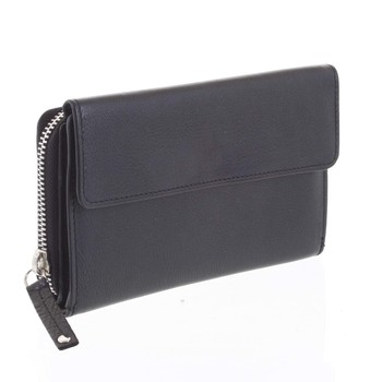 Dámska kožená peňaženka čierna - Tomas Menmaiya