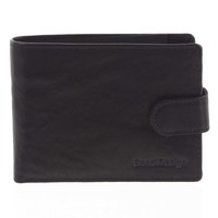 Pánska kožená peňaženka čierna - SendiDesign Mheo