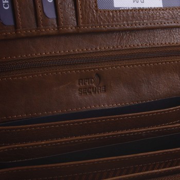 Dámska kožená peňaženka svetlohnedá - SendiDesign Zimbie