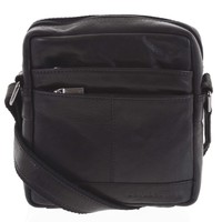Pánska kožená taška čierna - SendiDesign Shaper