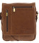 Pánska kožená taška cez hnedá hnedá - SendiDesign Thoreau