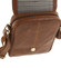 Pánska kožená taška cez hnedá hnedá - SendiDesign Thoreau