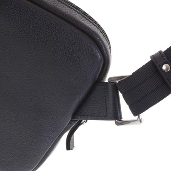 Pánska kožená taška na doklady čierna - Hexagona Monday