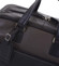 Cestovná kožená taška čierna taupe - Hexagona Everyday