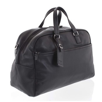 Cestovná kožená taška čierna - Hexagona Everyday