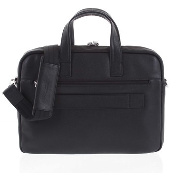 Luxusná Pánska kožená taška čierno modrá - Hexagona Friday