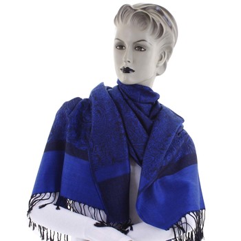 Dámsky kašmírový šál kráľovsky modrý - CASH Andie