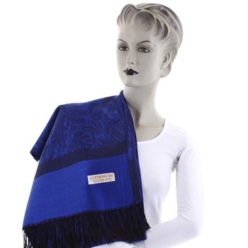 Dámsky kašmírový šál kráľovsky modrý - CASH Andie