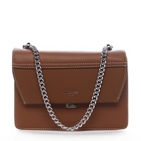 Dámska crossbody kabelka svetlohnedá - David Jones Delilah