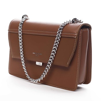 Dámska crossbody kabelka svetlohnedá - David Jones Delilah