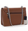 Dámska crossbody kabelka svetlohnedá - David Jones Delilah