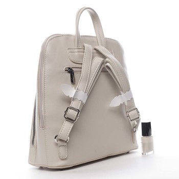 Dámsky mestský batoh béžový - David Jones Yordan