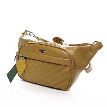 Dámska crossbody ľadvinka žltá - David Jones Ulli