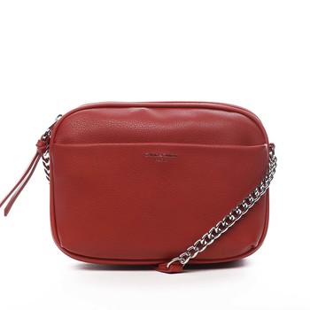 Dámska crossbody kabelka červená - David Jones Berivan Two