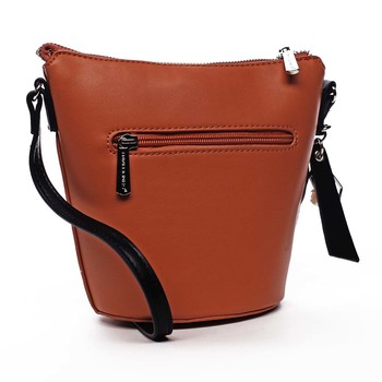 Dámska crossbody kabelka lososovo oranžová - David Jones Misahy