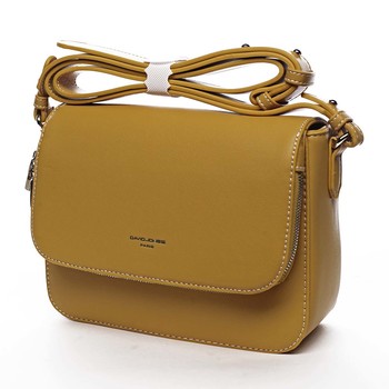 Dámska crossbody kabelka žltá - David Jones Yamira