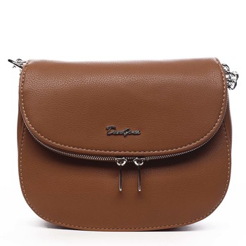 Dámska crossbody kabelka svetlohnedá - David Jones Yakira