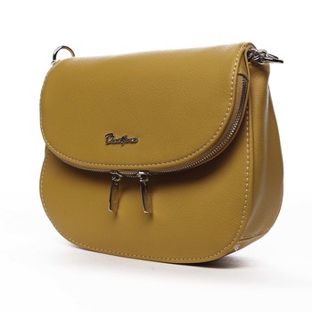 Dámska crossbody kabelka žltá - David Jones Yakira