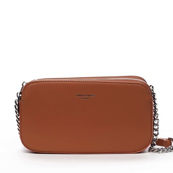 Malá dámska crossbody kabelka oranžová - David Jones Lily