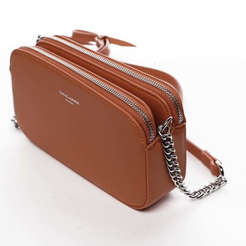 Malá dámska crossbody kabelka oranžová - David Jones Lily