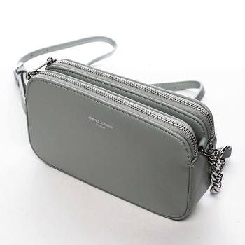 Malá dámska crossbody kabelka svetlozelená - David Jones Lily