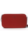 Malá dámska crossbody kabelka tmavo červená - David Jones Lily