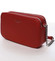 Malá dámska crossbody kabelka tmavo červená - David Jones Lily