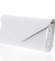 Luxusná veľká dámska listová kabelka biela lesklá - Delami LasVegas
