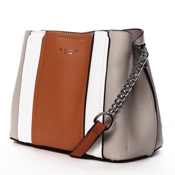 Dámska crossbody kabelka oranžová - David Jones Astra