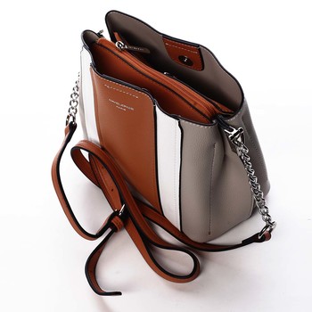 Dámska crossbody kabelka oranžová - David Jones Astra