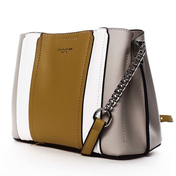 Dámska crossbody kabelka žltá - David Jones Astra