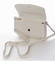 Dámská crossbody listová kabelka biela - David Jones Boui