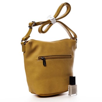 Dámska crossbody kabelka žltá - David Jones Iayne