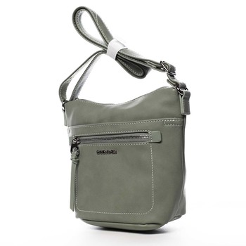 Dámska crossbody kabelka bledozelená - David Jones Iayne