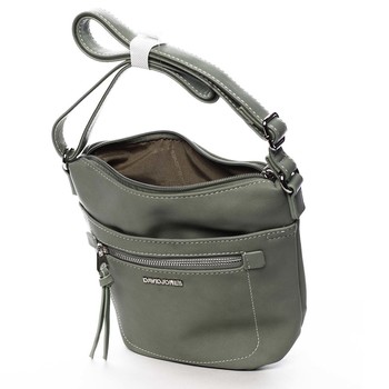 Dámska crossbody kabelka bledozelená - David Jones Iayne