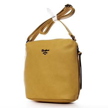 Dámska crossbody kabelka žltá - David Jones Haley