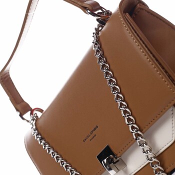 Dámska crossbody kabelka koňaková - David Jones Helli