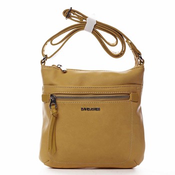 Dámska crossbody kabelka žltá - David Jones Eayni