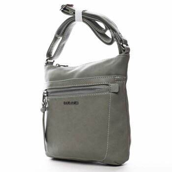 Dámska crossbody kabelka bledozelená - David Jones Eayni