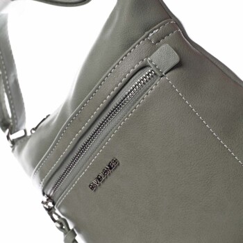 Dámska crossbody kabelka bledozelená - David Jones Eayni