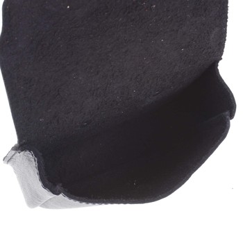 Pánske kožené vrecko na opasok čierne - Kabea Simplex