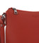Dámska jemne štruktúrovaná červená kabelka - Hexagona Zinaida