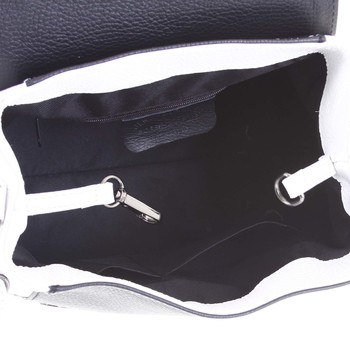 Dámsky kožený batôžtek kabelka čierny - ItalY Vaiamos