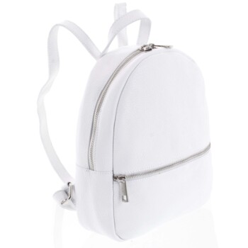 Dámsky kožený batôžtek biely - ItalY Mouseph