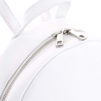 Dámsky kožený batôžtek biely - ItalY Mouseph