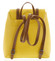 Dámsky kožený batoh žltý - ItalY Waterfall