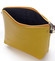Dámska kožená crossbody kabelka žltá - ItalY Garnet