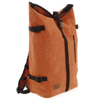 Jedinečný veľký štýlový unisex batoh oranžový - New Rebels Rebback