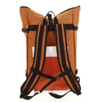 Jedinečný veľký štýlový unisex batoh oranžový - New Rebels Rebback
