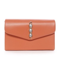 Dámska listová kabelka oranžová - Michelle Moon Idaymane